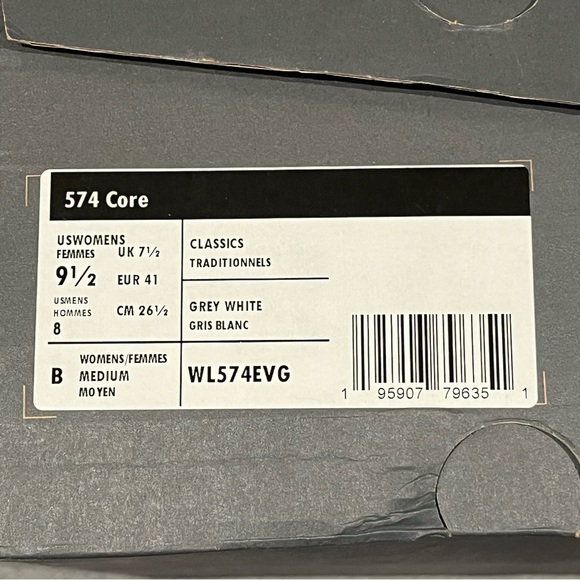 New Balance 574 Women’s Sneakers Grey White Size 9.5 US WOMEN - Picture 13 of 13